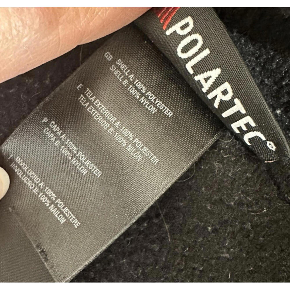 The North Face Jacket Womens M Fleece Zip Up Polartec Outdoor Black Gorpcore - Picture 6 of 7